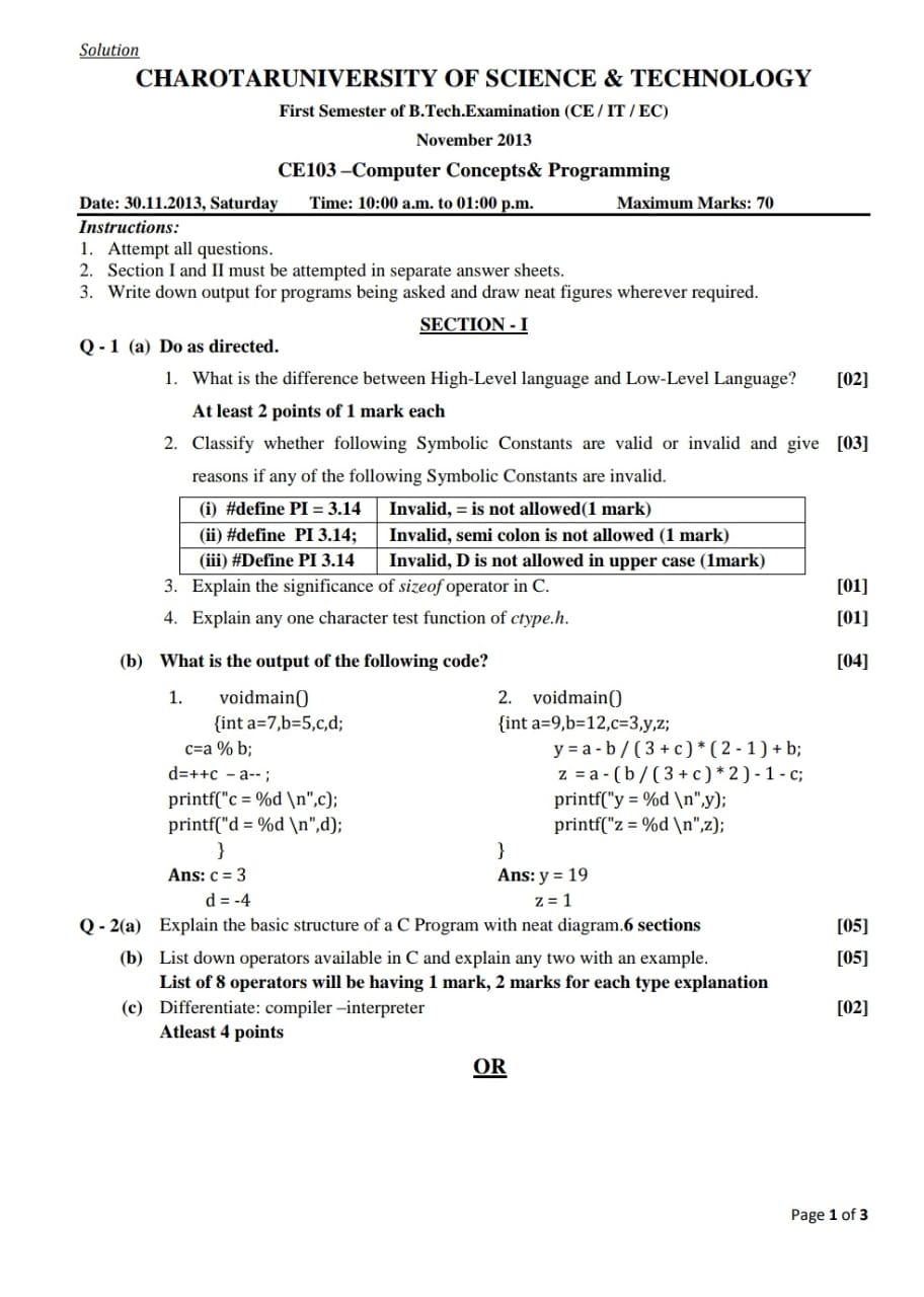 paper solution 2